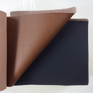 Kulit coklat pendukung <span class=keywords><strong>TC</strong></span> 1.0mm untuk Sofa dan kursi berlengan, kulit sintetis Pvc, rol kulit Pvc - Product Image 1