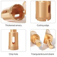Oferta Especial: Broca de Diamante para Perforación de Metal, Marca Jaze Hardware, Origen China, Personalizable ODM/OEM, con Recubrimiento al Vacío, Longitud de 125-205 mm