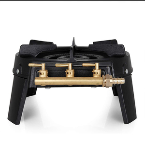 Réchaud à gaz en fonte robuste, brûleur unique GPL, cuisinière portable compacte, plaque de cuisson extérieure au propan haute performance - Product Image 4