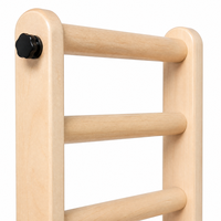 Peralatan Latihan Kayu Maple Adjustable Pilates Ladder Barrel untuk Yoga, Gym, Studio, OEM Custom