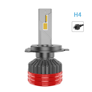 Nouveauté <span class=keywords><strong>Q6</strong></span> Triple tuyau de cuivre ventilateur de refroidissement 300w Super lumineux H1 H4 H7 H11 Led voiture lumière 9005 9006 phare pour voiture - Product Image 3