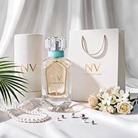 Flacon de parfum en verre de luxe 30ml 50ml, emballage cosmétique personnalisé avec boîte, flacon en verre vide de haute qualité, OEM ODM
