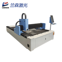 Máquina de Corte Láser de Fibra CNC Automatizada LSF1530 1500*3000mm con Enfriamiento por Agua para Procesamiento de Chapa Metálica, Sistema de Control Cypcut, Hiwin