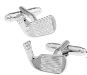Boutons de manchette personnalisés <span class=keywords><strong>pour</strong></span> hommes Business Shirt Boutons de manchette argent Sports Raquette Golf Boutons de manchette <span class=keywords><strong>pour</strong></span> hommes - Product Image 5