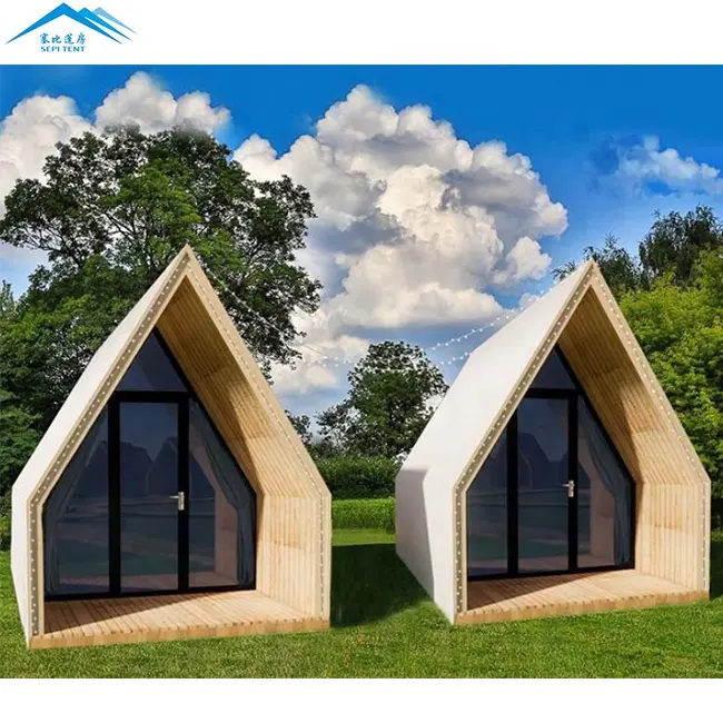 त्रिकोण छोटे रिसॉर्ट छोटे घरों डेरा डाले हुए तम्बू छोटे रहने वाले घर लकड़ी के केबिन छोटे घर घर