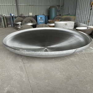Vente Flash : Tête Hémisphérique de Grand Réservoir en Acier au Carbone Forgé de Marque SIDA, Finement Traité, Poli Argent Brillant, Soudable - Product Image 3