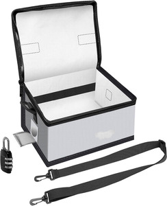 Bolsa DE SEGURIDAD Lipo a prueba de explosiones ignífuga Bolsa de batería Lipo para almacenamiento y carga de batería Lipo - Product Image 4