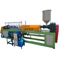 Machine efficace à vis simple pour la fabrication de filets en LDPE/PE pour la transformation des grenades, avec contrôle PLC et moteur