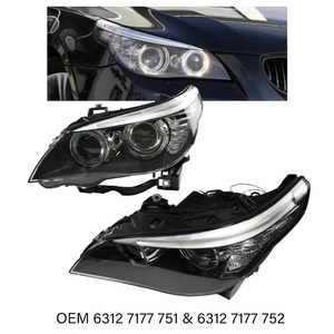 Wholesale Car Front Head Lamp E-mark Certified HID Xenon Headlight OEM 63127177751 63127177752 for 2008-2010 <strong>BMW</strong> 5 Series E61 - Product Image 3