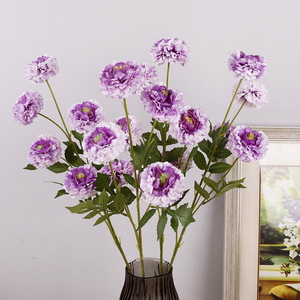 Fleur Artificielle Lotus Crème 74cm Branche Unique Haute Simulation Décoration Mariage Ornement Maison - Product Image 4