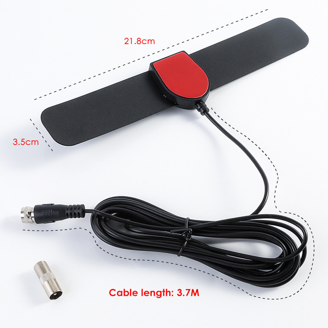Long Range ABS HD 4K Indoor TV Antenna Homemade Digital HDTV Aerial High Performance Antena for Clear Reception