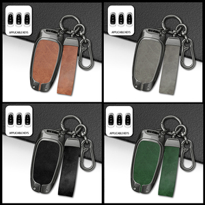 Funda de Aleación de Zinc para Llave de Coche Hyundai Santa Fe <span class=keywords><strong>Tucson</strong></span> <span class=keywords><strong>2022</strong></span> NEXO NX4 Atos Prime Solaris 2021, Accesorios para Llavero - Product Image 3