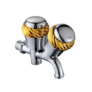 <span class=keywords><strong>Grifo</strong></span> de <span class=keywords><strong>Lavadora</strong></span> de Pared Multifuncional <span class=keywords><strong>Doble</strong></span> de Plástico Cromado de Zinc, Suministro de Fábrica a Bajo Precio, Fácil Instalación - Product Image 1