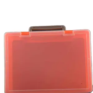 डबल-परत प्लास्टिक 5-डिब्बे नारंगी और सफेद रंग इमारत ब्लॉक सामान बॉक्स इलेक्ट्रॉनिक उपकरणों का भंडारण बॉक्स