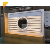 Îlot d'affichage en aluminium écologique pour magasin de détail, fournisseur ODM, présentoir mural optique