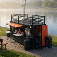 Solución Completa de Contenedor para Cafetería, Bar, Restaurante, Cocina Ambulante, Remolque, Carrito o Unidad