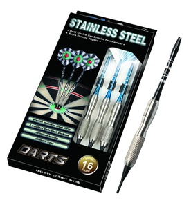 Nhà máy trực tiếp trong nhà trò chơi phi tiêu trường hợp nhựa không gỉ phi tiêu <span class=keywords><strong>Set</strong></span> với <span class=keywords><strong>tip</strong></span> mềm phi tiêu và hộp quà tặng bao bì - Product Image 2