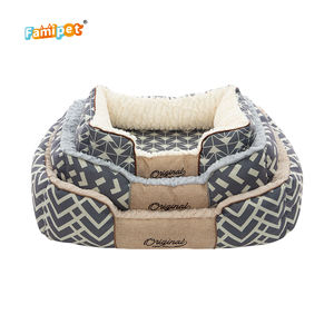 Famipet Hersteller Custom <span class=keywords><strong>Luxury</strong></span> Design Weiche Komfortable Hunde bett Rechteck Wasch bare Haustier Welpe Katze Hunde bett - Product Image 3