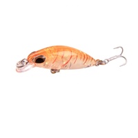 Nouveauté LUTAC Leurre de pêche Minnow Artificiel Mini Minnow LM01D 40mm 3g Flottant Hameçon VMC avec Yeux 3D