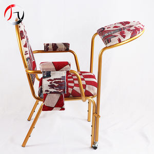 كرسي صلاة إسلامي قابل للتكديس مع طاولة صغيرة كهدية للقرآن - Product Image 4