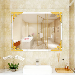 3D Mirror Wall Sticker Diagonal Corner Line Acrylic Wall Decals Window Cabinet Door Art Mural DIY <strong>Background</strong> Decorative Stickers - Product Image 1