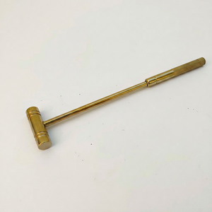 Martillo de Pulido para Joyería de Latón, Forma de T, Antichispas, Herramienta de Orfebrería, 100g, Modelo GS963 - Product Image 1