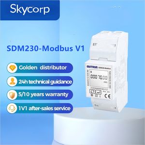 Eastron entrega rápida medidor de electricidad monofásico <span class=keywords><strong>SDM230</strong></span> Modbus V1 PV sensor solar medidores de Energía Inteligente - Product Image 1