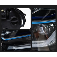 Kit de phares LED style Thunder avec clignotants DRL pour BMW X5 F15 2014-2018, adaptable aux phares d'origine, OEM, ODM.