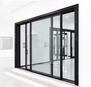 AS2047 Portes coulissantes en aluminium au design moderne australien Extérieur insonorisé Grande vue pour <span class=keywords><strong>l</strong></span>'intérieur Écran en fibre <span class=keywords><strong>de</strong></span> verre pour hôtel - Product Image 1
