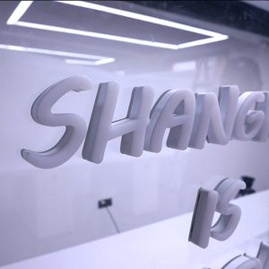 Custom Conductive Glass Powered LED <strong>Sign</strong> No More Messy <strong>Wires</strong> Eye-catching Acrylic <strong>Sign</strong> Mounted on Glass for Retail Shop - Product Image 5