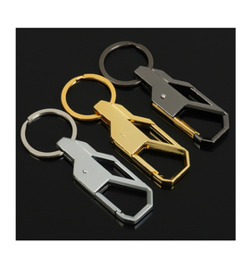 Logo personnalisé classique hommes boucle de <span class=keywords><strong>gourde</strong></span> en métal porte-clés ceinture Clip porte-clés Anti-perte boucle suspendue porte-clés de mode - Product Image 6