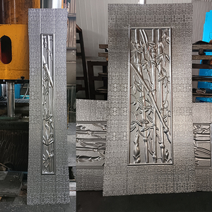 ABYAT Plaques métalliques en acier estampé à motifs gaufrés <span class=keywords><strong>pour</strong></span> revêtement de <span class=keywords><strong>porte</strong></span>, modèles de design tendance - Product Image 4