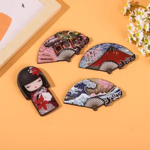 Japon Ville Moderne Écologique Creative Bois Réfrigérateur Aimants Forte Magnétique Repère Attractions Tourisme Culturel - Product Image 1