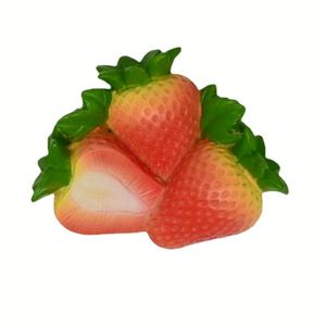Ensemble d'aimants réalistes en résine moulée pour réfrigérateur, fruits décoratifs 3D (raisin, fraise, durian, fruit du dragon) pour organisation de cuisine - Product Image 5