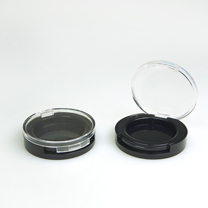 Wholesale Single Round Empty Eyeshadow Case with Skylight ABS <b>Plastic</b> Makeup Palette Packaging Blusher <b>Container</b> - Product Image 4