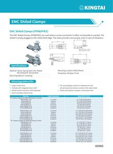 Abrazaderas de blindaje de cable <span class=keywords><strong>PFZ</strong></span>/SKL EMC Clip de acero galvanizado para barra colectora - Product Image 5