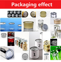 Máquina de Coser Semiautomática Eléctrica para Sellado de Latas de Bebidas y Alimentos, Selladora de Frascos de Papel/Aluminio con Sellado Térmico