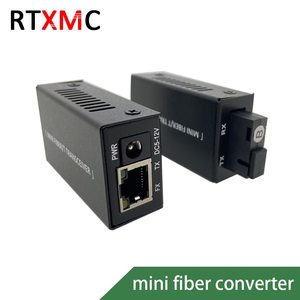 Convertisseur de média à fibre optique <span class=keywords><strong>MC</strong></span> 1F1E de petite taille, émetteur-récepteur simple, 25 km, SC 10/100M, monomode, fibre unique, 155M, 1310NM, 1550nm M - Product Image 5