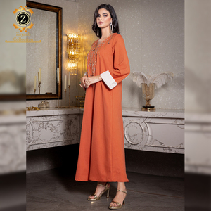 Jalabiya Zaynab de Libia, Túnica Emmes, Abaya de Alta Calidad, Nueva <span class=keywords><strong>Moda</strong></span> Árabe para Mujer, Últimos Diseños de Burka, Jalabiya de Libia - Product Image 6