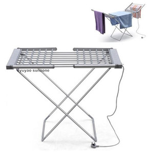 Tendedero Plegable Portátil Más Vendido, Tendedero Eléctrico <span class=keywords><strong>de</strong></span> Aluminio con Barras Plateadas y Luz Indicadora - Product Image 5