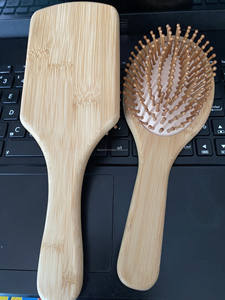 Fabricación de cepillo de paleta de bambú ecológico/peine de bambú natural/cepillo de pelo de bambú para venta al por mayor - Product Image 3