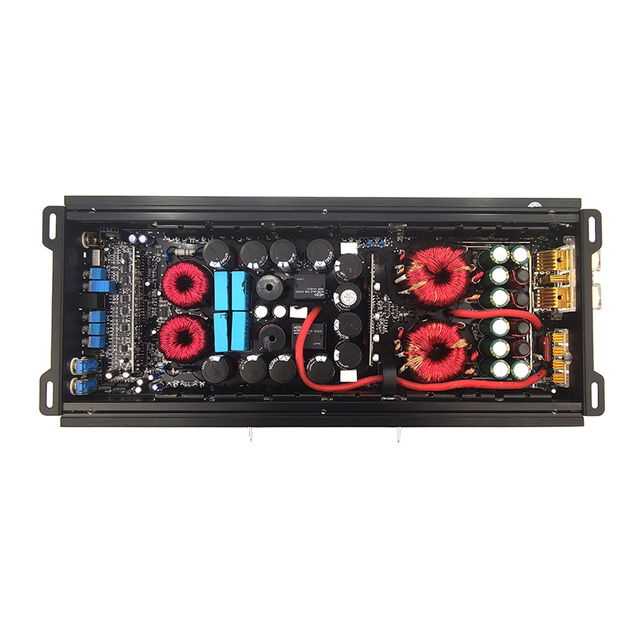 3000W Peak Brazilian Style Monoblock 1 Channel Class D Car Amplifier 1 Ohm Stable Strong Bass Subwoofer Amp with Crossovers