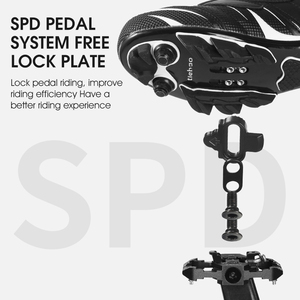 WEST BIKING Aluminium 2 en 1 Du Bearing Vélo de <span class=keywords><strong>course</strong></span> professionnel Slef Lock Pedal SPD Clipless Flat Mountain Bicycle Pedal - Product Image 5