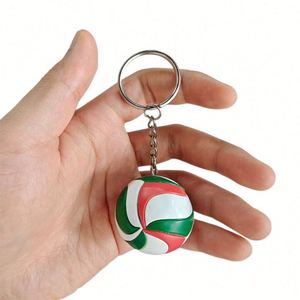 Promotional Gift Sports Ball Key Chain Keyring Bag Car Pendant <b>Small</b> Mini Volleyball Keychain - Product Image 3