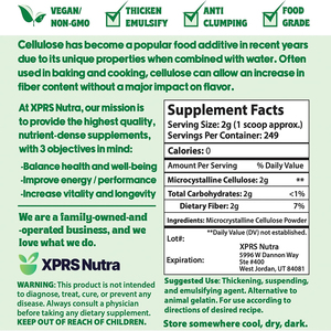 Poudre de cellulose microcristalline de qualité alimentaire supérieure, émulsifiant, épaississant et anti-agglomérant pour la pâtisserie et la cuisine - Product Image 5