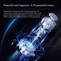 Tondeuse à cheveux rechargeable 3 en 1 de haute qualité, ensemble de tondeuse et rasoir, écran LCD numérique, machine à couper les cheveux pour hommes