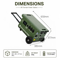 Batterie au lithium-fer LiFePO4 haute performance 5 kWh, station d'alimentation mobile, générateur solaire, station d'alimentation portable 3000