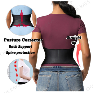 <span class=keywords><strong>Corset</strong></span> en latex à armatures en acier, ceinture amincissante pour le <span class=keywords><strong>ventre</strong></span>, gaine de maintien sous le buste, gaine de mise en forme pour l'entraînement, ceinture de maintien de la taille, shaper - Product Image 4
