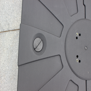 Parasol de Patio Colgante Tipo Cantilever, Grande, Estilo Romano Chino, con <span class=keywords><strong>Base</strong></span>, Poste de Repuesto y Piezas de Muebles para Exteriores - Product Image 3