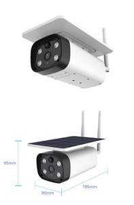Năng lượng mặt trời Camera giám sát 4G máy ảnh không có điện không có mạng lưới giám sát Wifi thẻ ngoài trời Bullet Camera điện thoại di động từ xa - Product Image 3